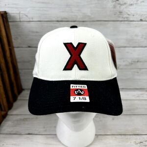 Cuban X Giants Hat NLB American Needle Fitted‎ 7 1/8 White Red X Team Logo Cap